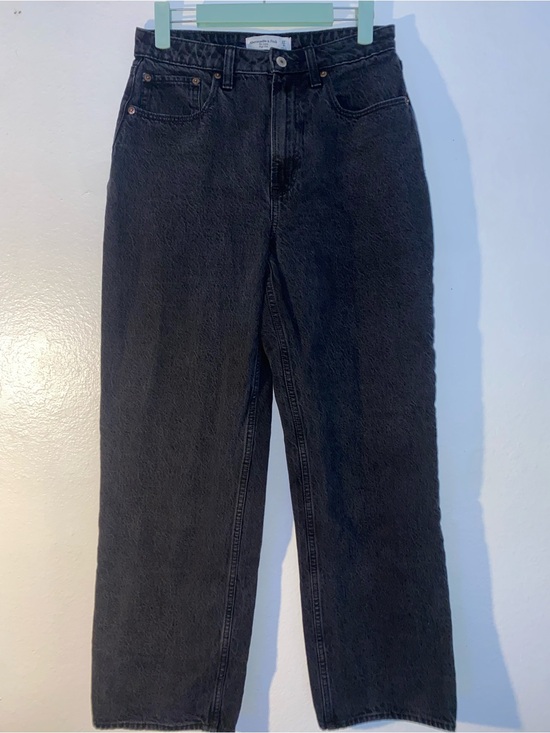Abercrombie & Fitch Denim - Abercrombie and fitch women’s size 4 the loose high rise black jeans
